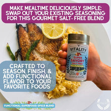 Load image into Gallery viewer, Super Savory Salt-Free Superfood Seasoning | All Purpose Vitality Blend Gustus Vitae