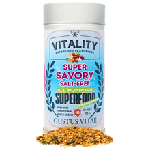 Load image into Gallery viewer, Super Savory Salt Free Superfood Seasoning | All Purpose Vitality Blend Gustus Vitae