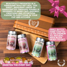 Load image into Gallery viewer, Sweet Delights: Coffee, Matcha, &amp; Latte Sugars | Gift Packed Set of 4 Collections &amp; Gift Sets Gustus Vitae