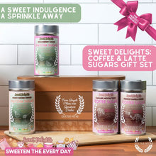 Load image into Gallery viewer, Sweet Delights: Coffee, Matcha, &amp; Latte Sugars | Gift Packed Set of 4 Collections &amp; Gift Sets Gustus Vitae
