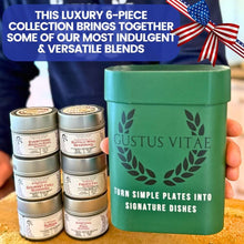 Load image into Gallery viewer, Taste of America- Classic USA Flavor Favorites | Gift Packaged Sea Salts Collection | Set of 6 Collections &amp; Gift Sets Gustus Vitae