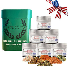 Load image into Gallery viewer, Taste of America- Classic USA Flavor Favorites | Gift Packaged Sea Salts Collection | Set of 6 Collections &amp; Gift Sets Gustus Vitae