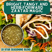 Load image into Gallery viewer, Taste of the Middle East: Za'atar Seasoning Blend Gourmet Seasonings Gustus Vitae