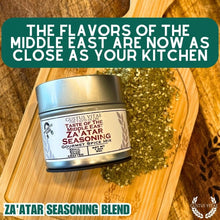 Load image into Gallery viewer, Taste of the Middle East: Za'atar Seasoning Blend Gourmet Seasonings Gustus Vitae