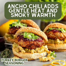 Load image into Gallery viewer, Turkey Burger Seasoning Gourmet Seasonings Gustus Vitae