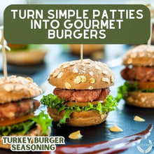 Load image into Gallery viewer, Turkey Burger Seasoning Gourmet Seasonings Gustus Vitae