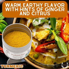 Load image into Gallery viewer, Turmeric Spice Gourmet Seasonings Gustus Vitae
