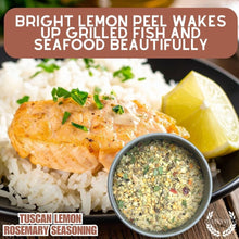 Load image into Gallery viewer, Tuscan Lemon Rosemary Seasoning Gourmet Seasonings Gustus Vitae