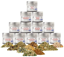 Load image into Gallery viewer, Ultimate Everything But The...Everything Seasonings Collection | Set of 12 Tins Collections &amp; Gift Sets Gustus Vitae