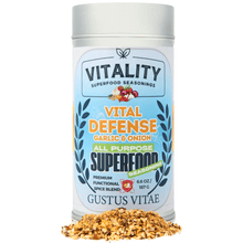 Load image into Gallery viewer, Vital Defense Garlic &amp; Onion Superfood Seasoning | All Purpose Vitality Blend Gustus Vitae
