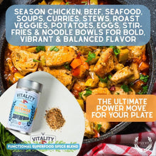 Load image into Gallery viewer, Vital Defense Garlic &amp; Onion Superfood Seasoning | All Purpose Vitality Blend Gustus Vitae