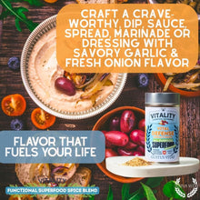 Load image into Gallery viewer, Vital Defense Garlic &amp; Onion Superfood Seasoning | All Purpose Vitality Blend Gustus Vitae