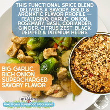 Load image into Gallery viewer, Vital Defense Garlic &amp; Onion Superfood Seasoning | All Purpose Vitality Blend Gustus Vitae