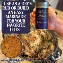 Load image into Gallery viewer, Windy City Chicago Style Rib Rub Seasoning | Bougie BBQ Rub Gustus Vitae