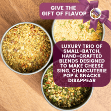 Load image into Gallery viewer, Wine &amp; Cheese House Reserve Seasonings | Gift Pack Set of 3 Collections &amp; Gift Sets Gustus Vitae