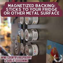 Load image into Gallery viewer, Wine Country Raspberry &amp; Garlic Seasoning Gourmet Seasonings Gustus Vitae