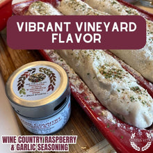 Load image into Gallery viewer, Wine Country Raspberry &amp; Garlic Seasoning Gourmet Seasonings Gustus Vitae