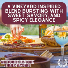 Load image into Gallery viewer, Wine Country Raspberry &amp; Garlic Seasoning Gourmet Seasonings Gustus Vitae