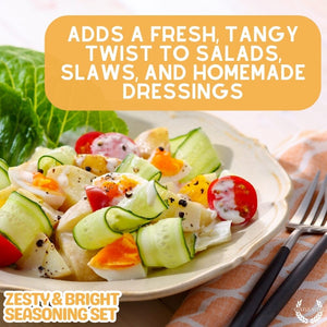 Zesty & Bright Seasoning Set Collections & Gift Sets Gustus Vitae