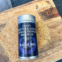 Load image into Gallery viewer, Zesty Mediterranean Lemon Pepper BBQ Rub &amp; Seasoning Bougie BBQ Gustus Vitae