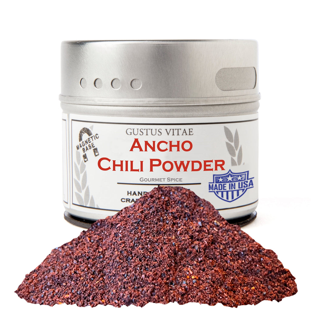 Ancho Chili Powder Gourmet Seasonings Gustus Vitae