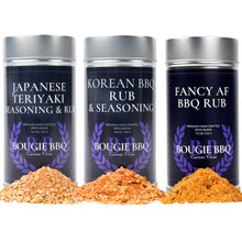 Load image into Gallery viewer, Asian BBQ Seasonings Collection - 3 Pack Gourmet Seasonings Gustus Vitae