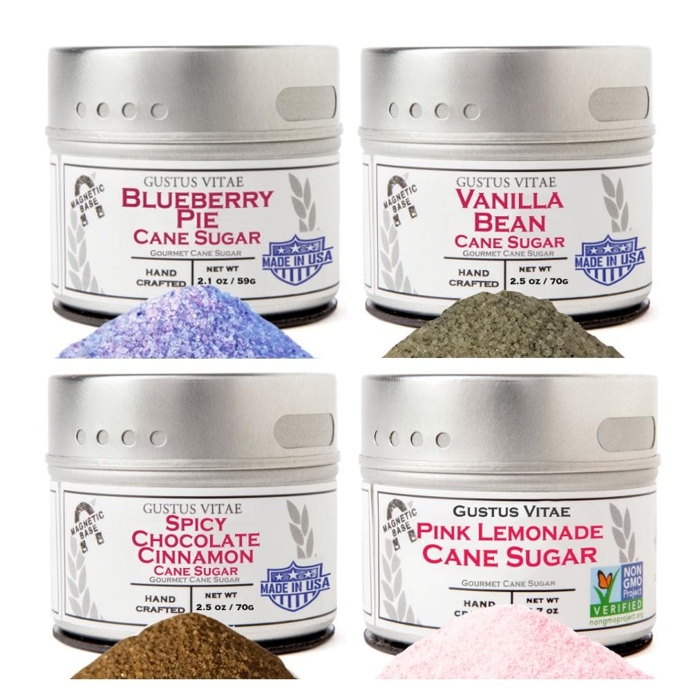 Bakers Delight Cane Sugars - 4 Tins Collections & Gift Sets Gustus Vitae