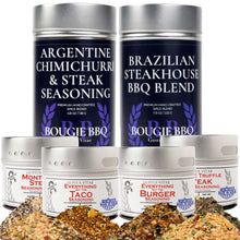 Load image into Gallery viewer, Best For Beef | Complete 6 Pack Collection | Gourmet Seasonings and Rubs For Steaks, Chops, Racks &amp; Ribs Collections &amp; Gift Sets Gustus Vitae