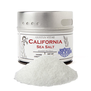 California Sea Salt Gourmet Salts Gustus Vitae