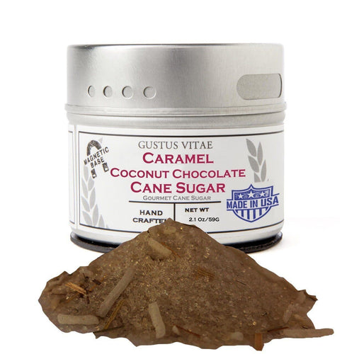 Caramel Coconut Chocolate Sugar Gourmet Cane Sugar Gustus Vitae