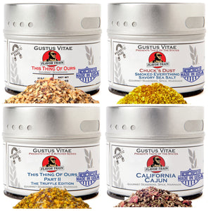 Chuck's Flavor Train Collection | Set of 4 Gustus Vitae