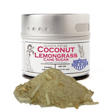 Load image into Gallery viewer, Coconut Lemongrass Cane Sugar Gourmet Cane Sugar Gustus Vitae
