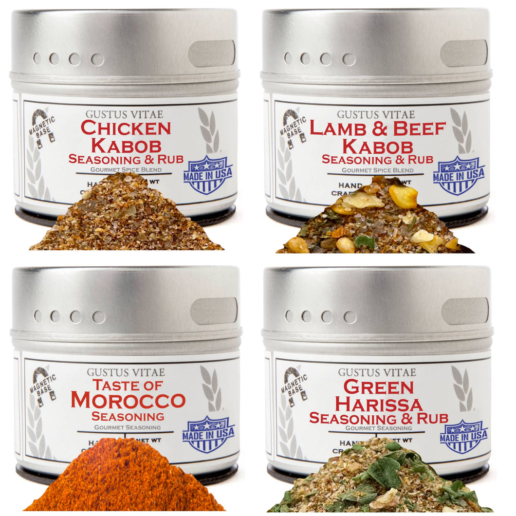 Complete Kabob Collection | 4 Tins | Gustus Vitae Collections & Gift Sets Gustus Vitae