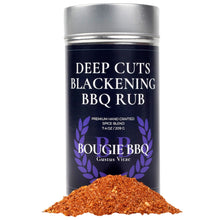 Load image into Gallery viewer, Deep Cuts Blackening BBQ Rub &amp; Seasoning Bougie BBQ Gustus Vitae