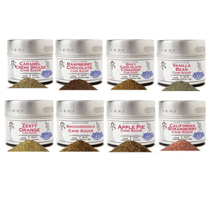 Deluxe Baking Sugars - Set of 8 Tins Collections & Gift Sets Gustus Vitae