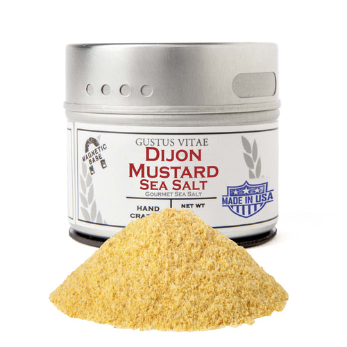 Dijon Mustard Sea Salt Gourmet Salts Gustus Vitae