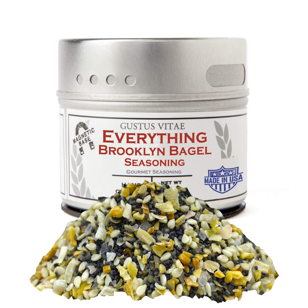 Everything Brooklyn Bagel Seasoning Gourmet Seasonings Gustus Vitae