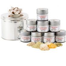 Load image into Gallery viewer, Everything But The...Everything Gift Set | 8 Gourmet Seasonings In A Handsome Gift Tin Collections &amp; Gift Sets Gustus Vitae