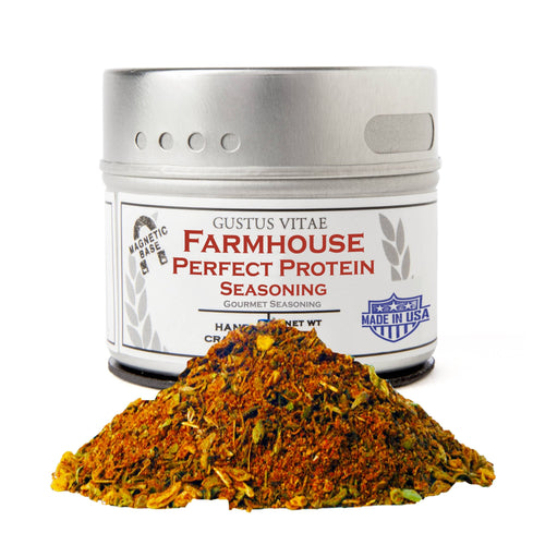 Farmhouse Perfect Protein Seasoning Gourmet Seasonings Gustus Vitae