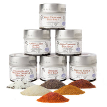 Load image into Gallery viewer, Finishing Sea Salts Collection - 6 Tins Collections &amp; Gift Sets Gustus Vitae
