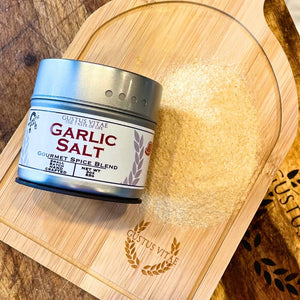 Garlic Salt | Sea Salt Seasoning Gourmet Seasonings Gustus Vitae