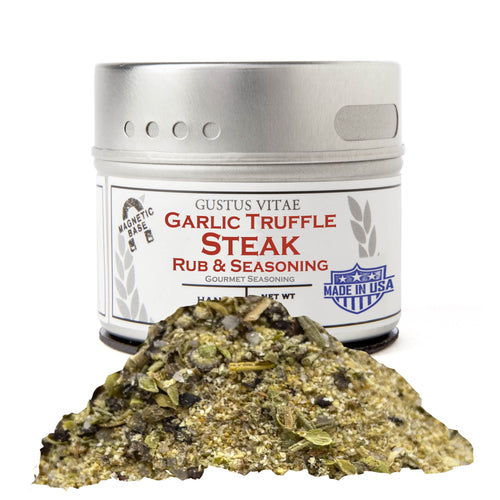 Garlic Truffle Steak Rub Gourmet Seasonings Gustus Vitae