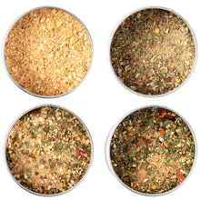 Load image into Gallery viewer, Global Gourmet BBQ Collection - 4 Pack Gourmet Seasonings Gustus Vitae