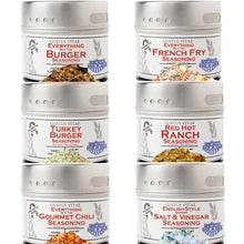 Load image into Gallery viewer, Gourmet Backyard BBQ Burgers &amp; Fries Seasoning Set - Six Pack Collections &amp; Gift Sets Gustus Vitae