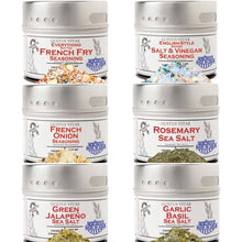 Load image into Gallery viewer, Gourmet French Fry Seasoning Set - Six Pack Collections &amp; Gift Sets Gustus Vitae