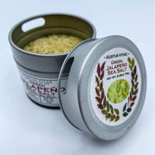 Load image into Gallery viewer, Green Jalapeño Sea Salt Gourmet Salts Gustus Vitae