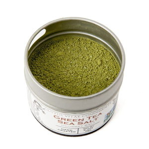 Green Tea Sea Salt Gourmet Salts Gustus Vitae