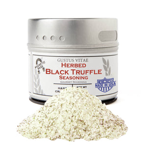 Herbed Black Truffle Seasoning Gourmet Seasonings Gustus Vitae