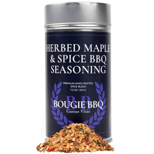 Herbed Maple & Spice BBQ Seasoning Bougie BBQ Gustus Vitae