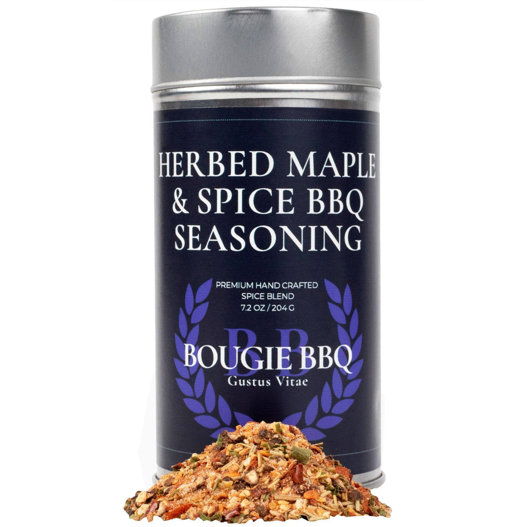 Herbed Maple & Spice BBQ Seasoning Bougie BBQ Gustus Vitae